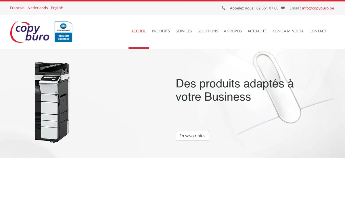 Copy Buro — Relais mail dédié pour 100+ clients d'imprimantes