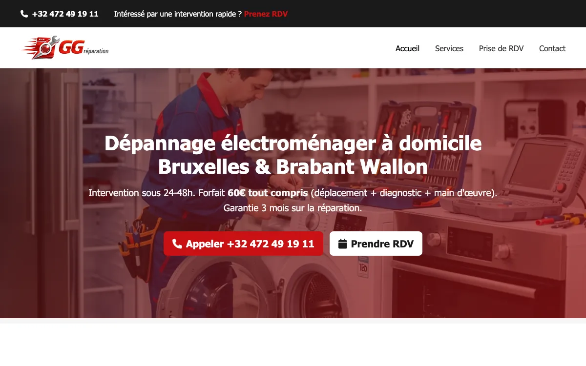 GG Réparation - Dépannage électroménager